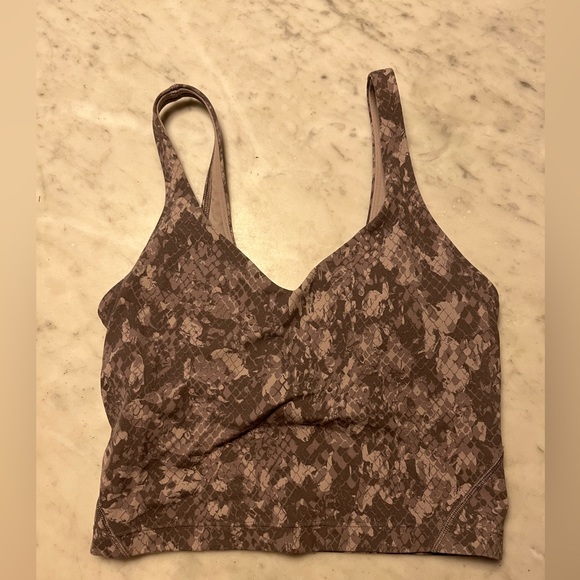 Purple lulu lemon sports bra size 2 - Picture 1 of 3